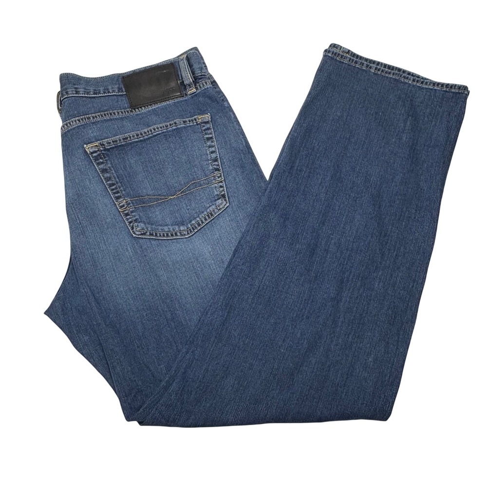 Hugo Boss Texas Regular Fit Jeans Mens 38x32 Medium Wash Stretch Straight Leg